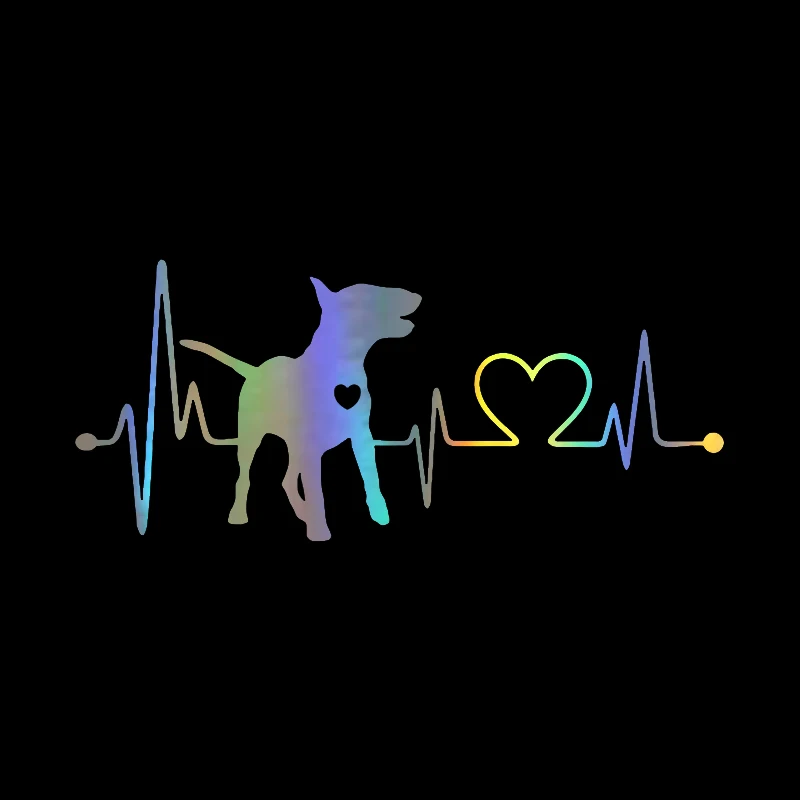 18 см * 7 9 автомобильный стикер виниловый 3D бультерьер водонепроницаемый животный