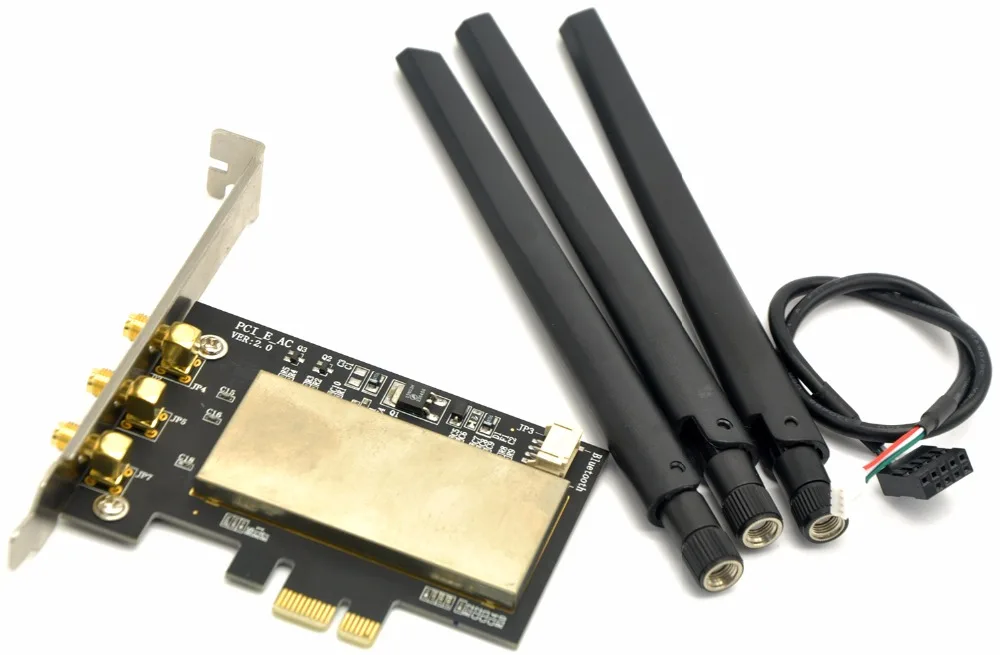 Настольный конвертер WTXUP для карт Broadcom BCM94360CSAX BCM943602CS BCM94331CSAX WLAN адаптер PCI E +