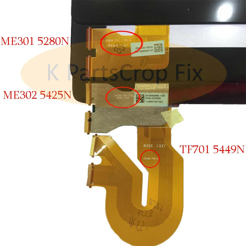 Сенсорный экран дигитайзер стекло для Asus ME302 ME302C K005 ME302KL K00A 5425N K00C TF701T TF701 5449N ME301 K001