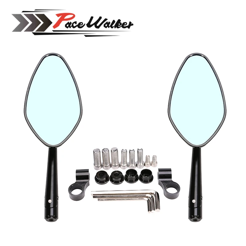 Универсальный Уличный спорт велосипед мотоцикл задний вид сбоку Бар Конец ЧПУ