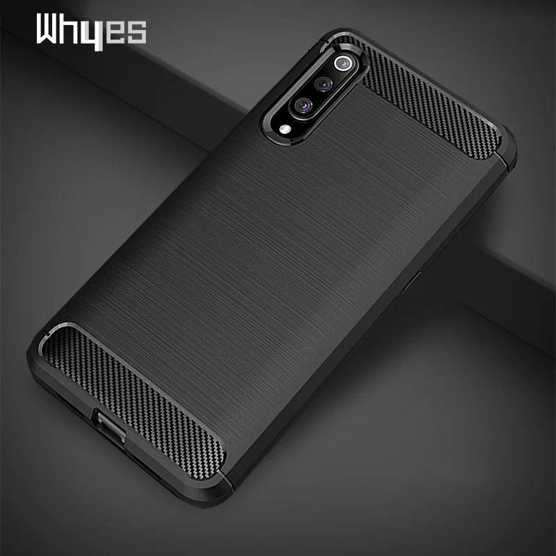 Силиконовый чехол для Xiaomi Mi 9 SE Pro силиконовый мягкий ударопрочный из углеродного