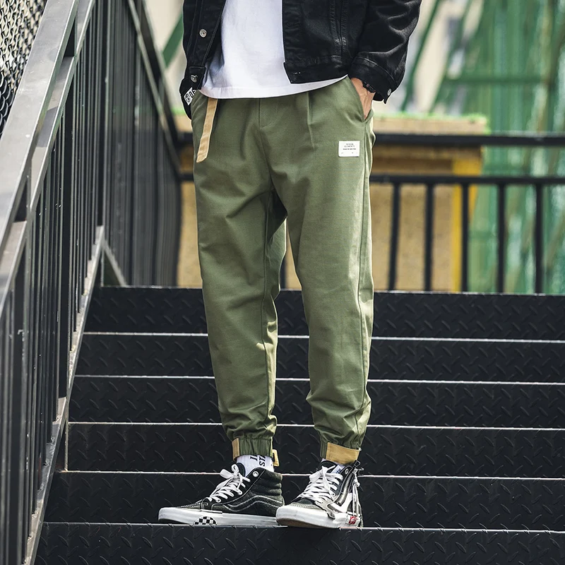 Casual men pants streetwear hip hop sweatpants with waistband military camouflage plus size 5xl | Мужская одежда