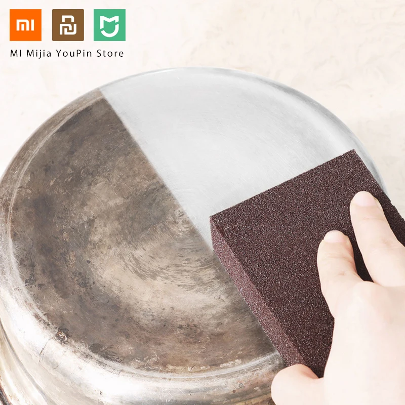 Xiaomi Jiezhi коричневая волшебная губка/щетка для мытья посуды кухонная утварь