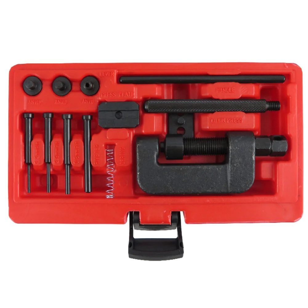 

Hot Bike Motorcycle Chain Breaker Splitter Link Riveter Riveting Repairing Tool Kit JLD