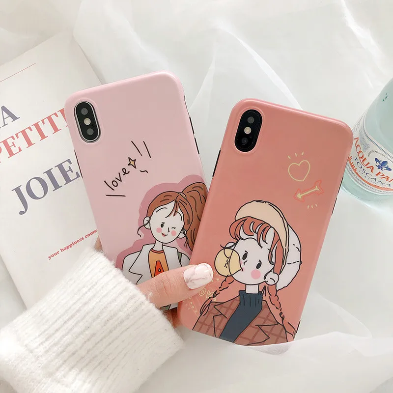 Чехол для iPhone 7 XR XS MAX X 8 6s 6 Plus мягкий чехол IMD |