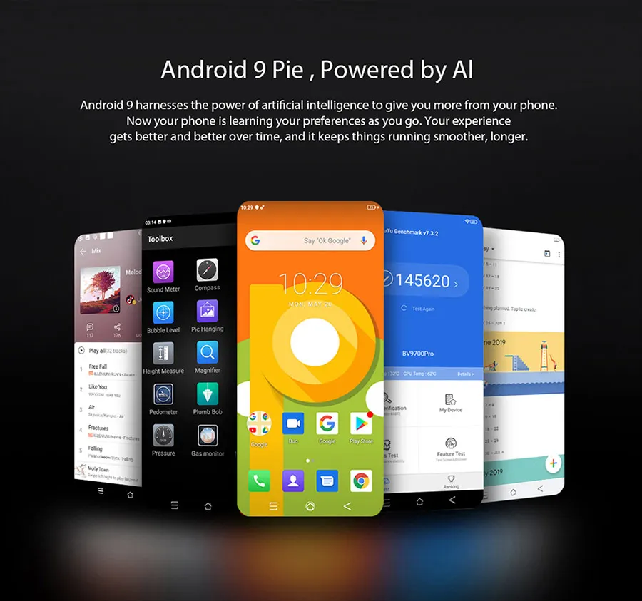 Blackview BV9700 Pro IP69 водонепроницаемый мобильный телефон Helio P70 6 ГБ+ 128 Гб 4380 мАч Android 9,0 двойная камера ночного видения смартфон