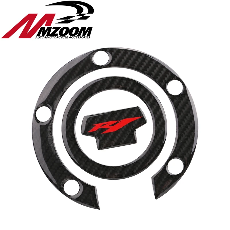 Free shipping Motorcycle 3D Carbon Fiber oil Tank Cap Pad Sticker for YAMAHA YZF-R1 |