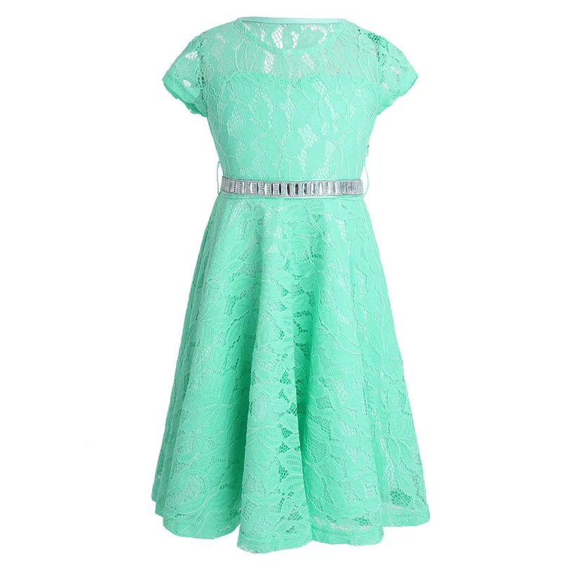 Новое поступление года Vestido De daminha Довольно Белый Тюль Кружево пачка партия формальный повод Платья для женщин для девочек в цветочек Платье для первого причастия - Цвет: Mint Green