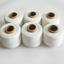 Белая 100% льняная швейная нить 2(3) Ply шпагат для вязания крючком