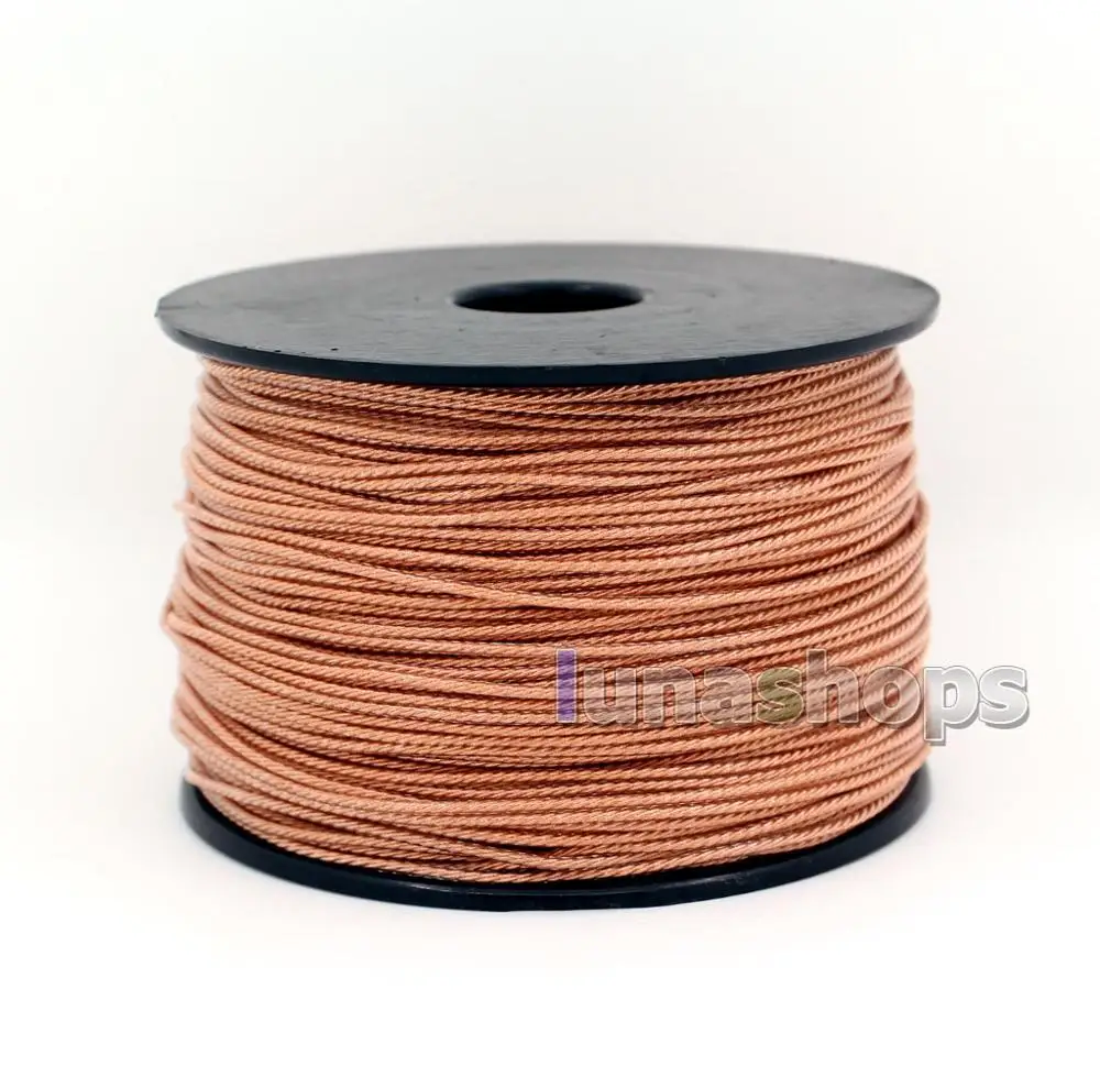 

T Series 10m 54*0.06mm 7N OCC Diameter:1.3mm headphone Bulk Wire For DIY Custom Earphone Cable LN006421