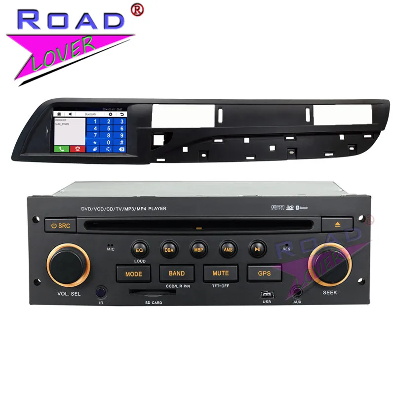 Автомобильный медиацентр TOPNAVI 2Din Wince 6 0 7 дюймов DVD плеер для Citroen C5 стерео GPS