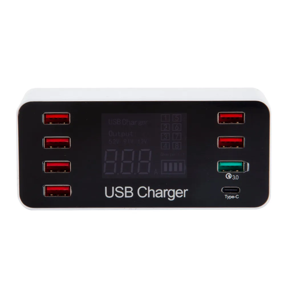 Адаптер питания CARPRIE быстрая зарядка Usb с 8 портами + концентратор быстрой зарядки