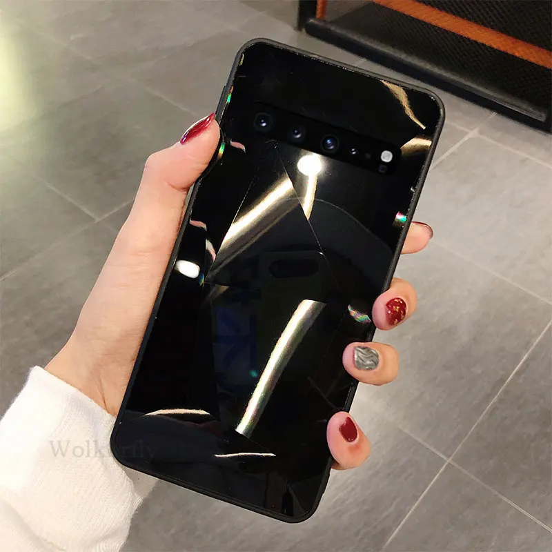 Зеркало Алмазный чехол для samsung Galaxy A50 A70 A30 A20 A10 M10 M20 M30 S10E S8 S9 S10 плюс J6 J4 Prime A8 A6 плюс A7 крышка