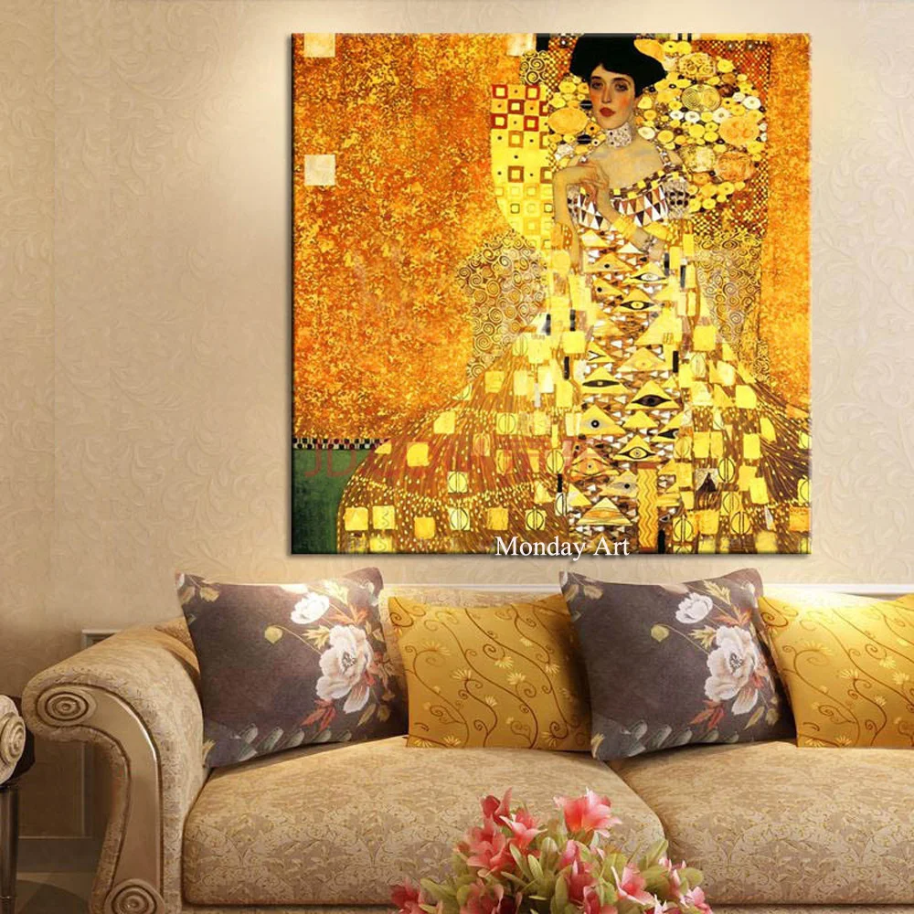 

Top Oil Painting Supplier Handmade High Quality Reproduction Famous Gustav Klimt Oil Painting On Canvas Klimt Canvas Painting