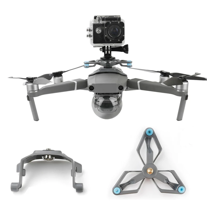 

Для экшн-камеры Gopro стабилизатор кронштейн адаптер для DJI Mavic 2 Pro увеличение удлиненная камера подключение держатель адаптер