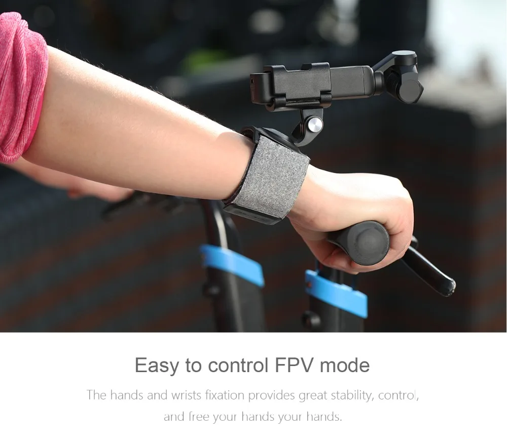 PGYTECH Экшн-камера ручной и наручный ремешок для DJI OSMO карманная экшн-Камера GoPro вращение на 360 градусов регулируемый размер