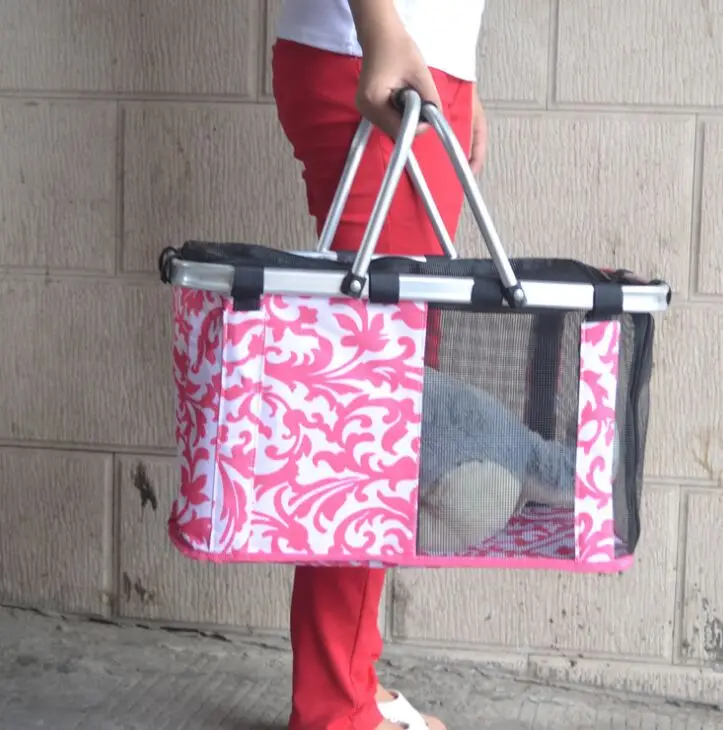 2017 Выдвижная Сумка переноска для домашних животных собак кошек велосипедная