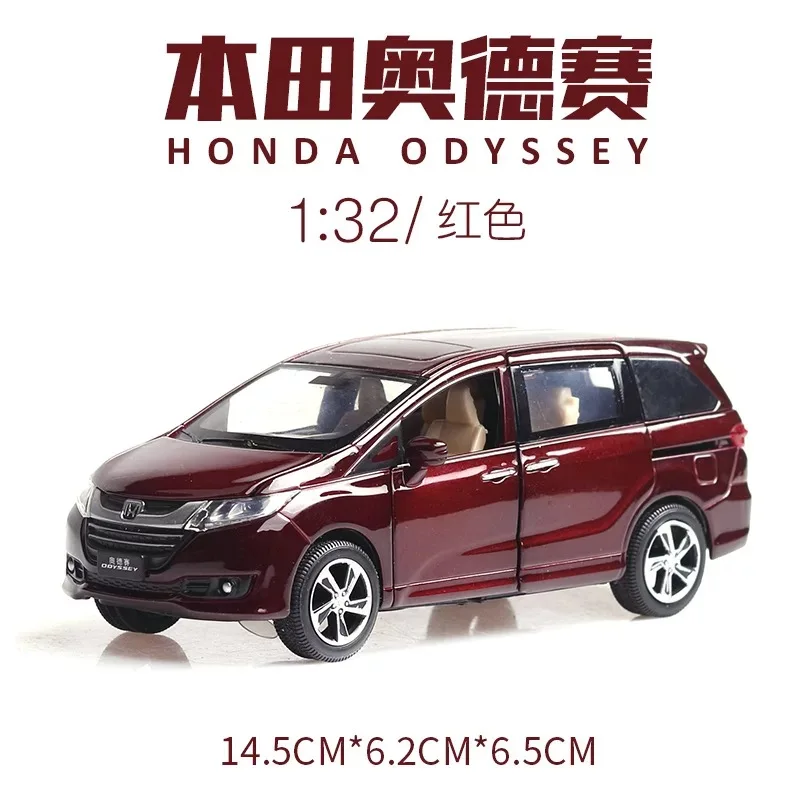 1:32 Honda Odyssey Diecasts &amp Toy транспортные средства модель автомобиля со звуком и светом