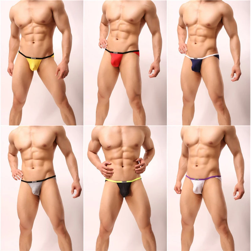YUFEIDA сексуальное мужское нижнее белье трусы с потертостями низкая талия Homme Bulge