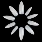 Makartt стилет ТИПСЫ 500 шт акриловые накладные ногти Советы натуральный длинный коготь ногтей Прозрачный полное покрытие Искусственный Пресс для ногтей, для нанесения с помощью клея