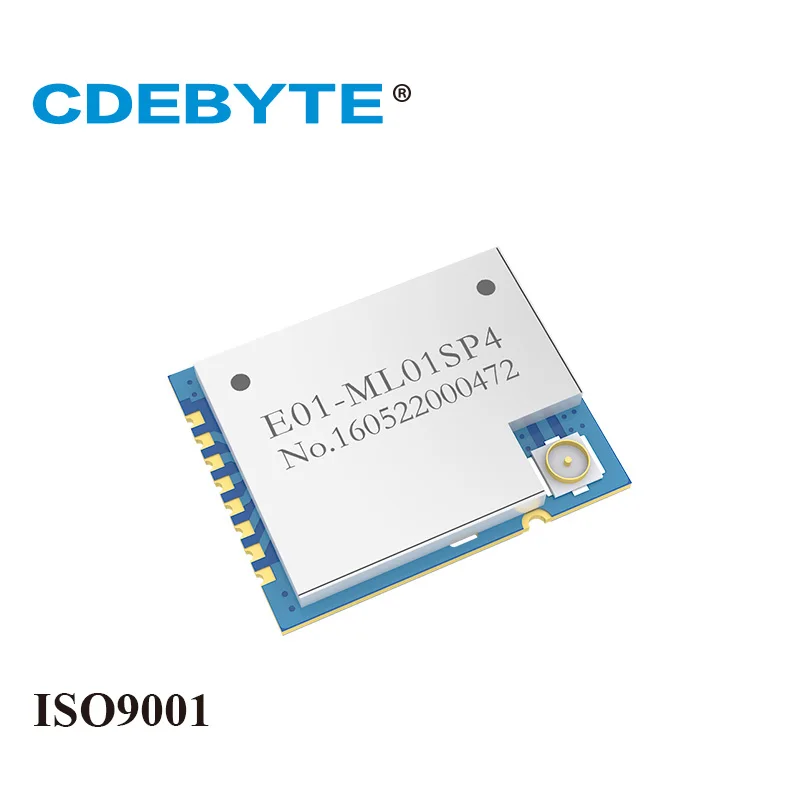 Дальность действия E01 ML01SP4 nRF24L01P 2 4 ГГц 100 мВт IPX штамп антенна отверстия uhf
