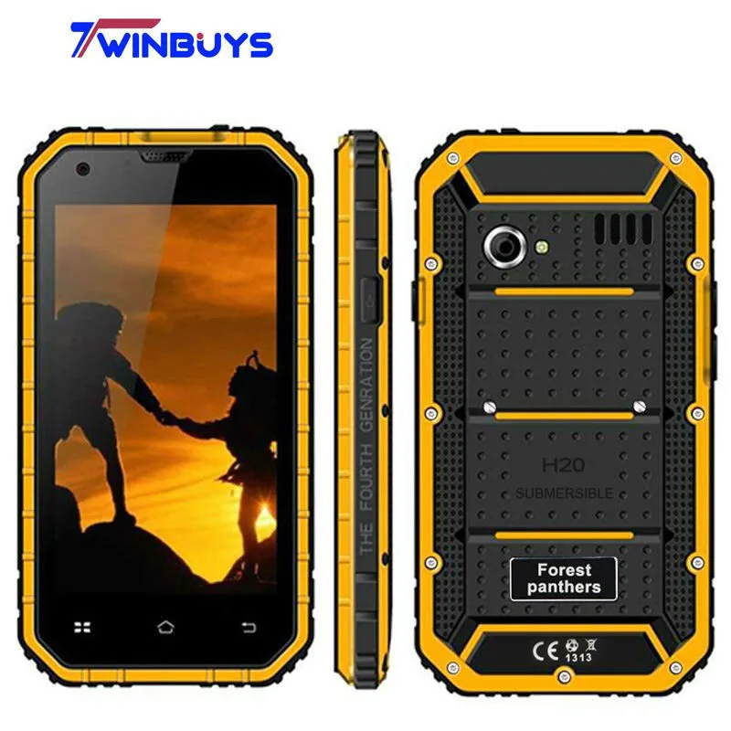 M2 прочный IP68 Водонепроницаемый 3 г смартфон пыле противоударный MTK6580 4 ядра Android 6.0