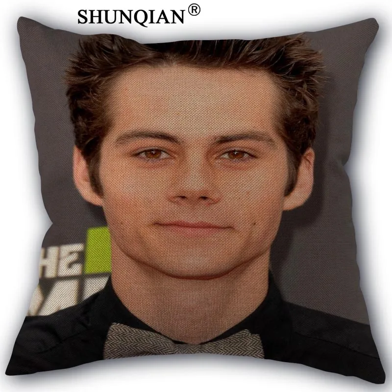 Pillowcase Dylan o brien наволочка индивидуальный Хлопок Лен Декоративные Чехлы на подушки Чехол домашний текстиль 45x45 см односторонняя A1017 - Цвет: Pillowcase