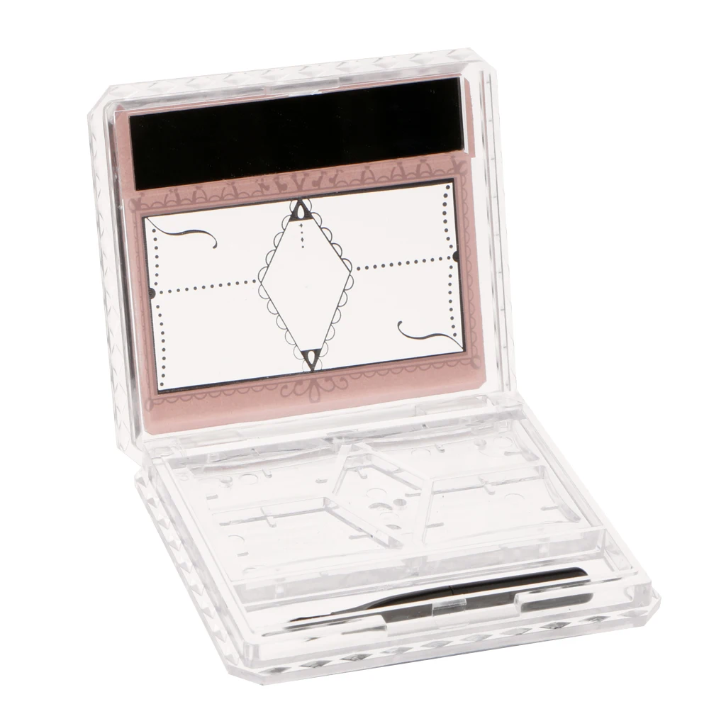 Пустая палитра для макияжа с 5 ячейками компактная пудра тени век румяна блеск