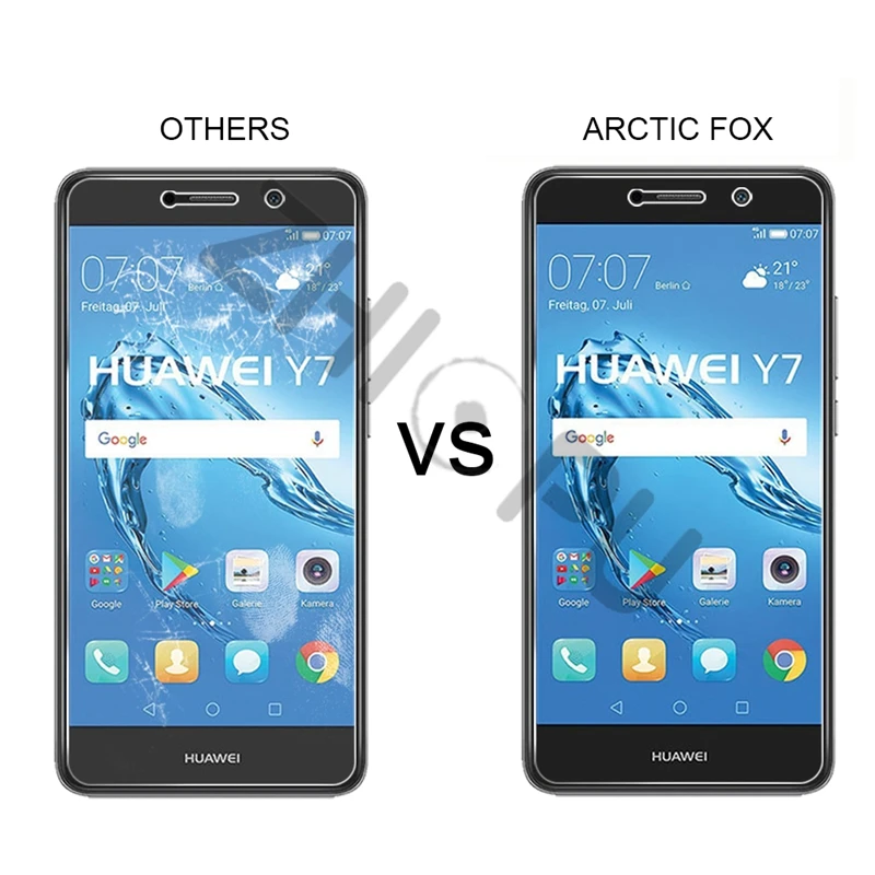 10 шт./лот Премиум закаленное Стекло для huawei Y7 премьер Экран протектор Закаленное
