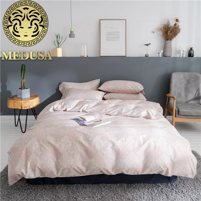 Медуза Египетский хлопок сатин богемный Комплект постельного белья king queen размер