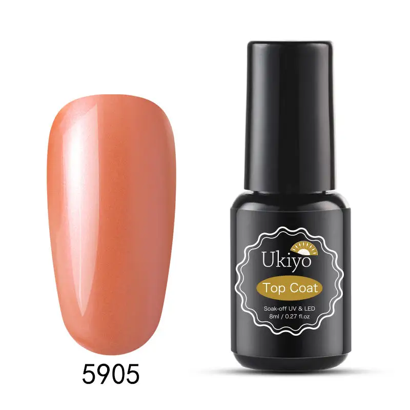 5905-8ML Ukiyo 8 мл металлический зеркальный эффект лак для ногтей замачиваемый УФ светодиодный Гель-лак Полупостоянный маникюр Дизайн ногтей эмаль лак для ногтей - Цвет: 5905-8ML