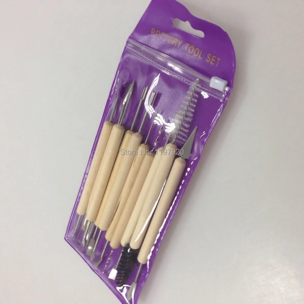 11 шт. глиняных скульптур лепить сглаживание Воск Резьба Керамика инструменты