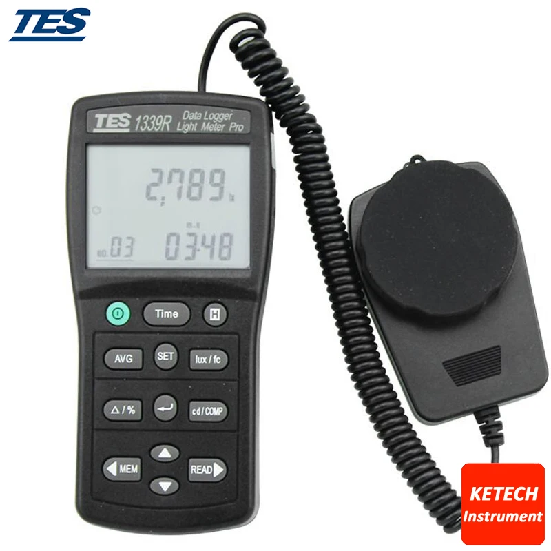 Тестер света TES1339R 0 01 до 999900 люкс|tester meter|tester pctester light |