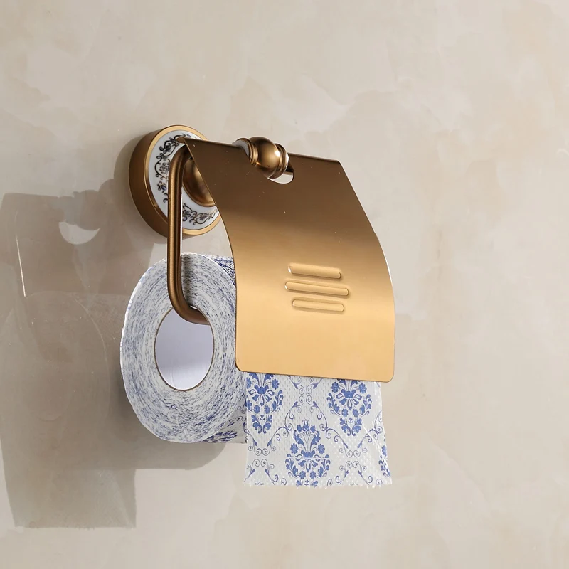 Европейский Космический алюминиевый бронзовый держатель для туалетной бумаги