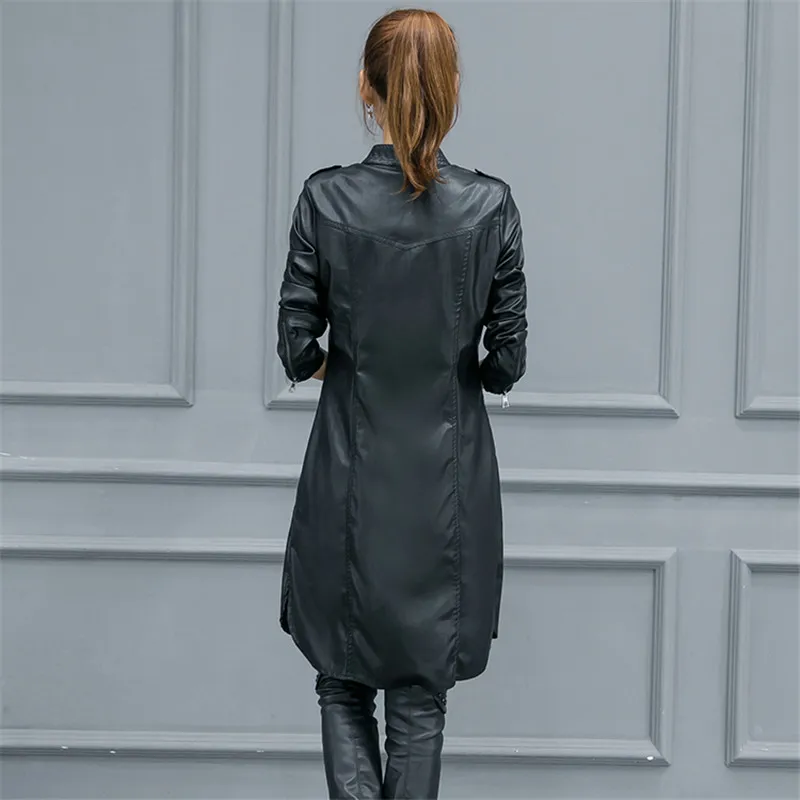 Женское бархатное платье рубашка из искусственной кожи Осенние вечерние платья