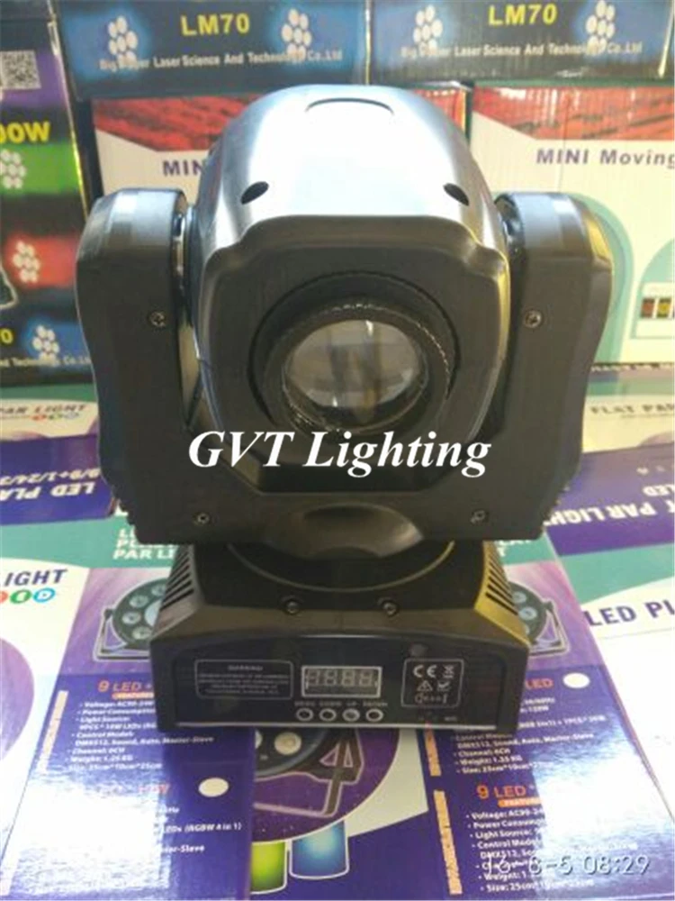 20 шт./лот Led 60 Вт точечный движущийся головной свет профессиональный DMX Gobo