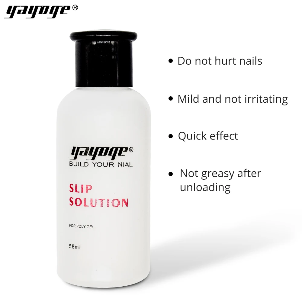 

US Shippng yayoge slip solution for poly gel set gel nail polish for hard jelly gel liquid Odorless Alcohol nail art tools
