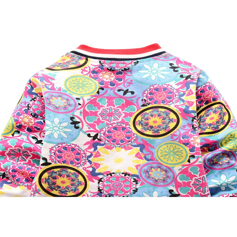 Модные детские пальто с цветочным принтом куртка для мальчиков и девочек сезон