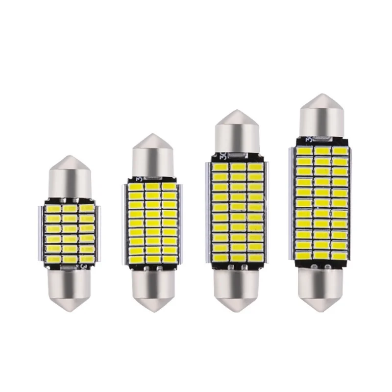 Сверхъяркая светодиодная лампа 31 мм 36 39 42 2385 SMD Canbus без ошибок для салона