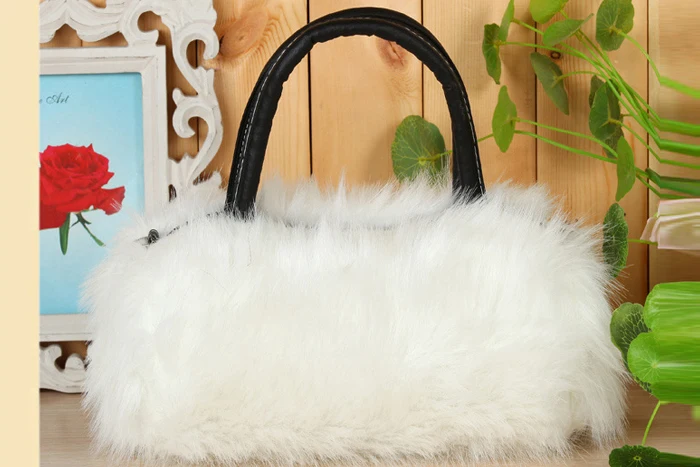 2019 bolsa feminina Модный корейский стиль PU кожа & Искусственная меховая сумка клатч