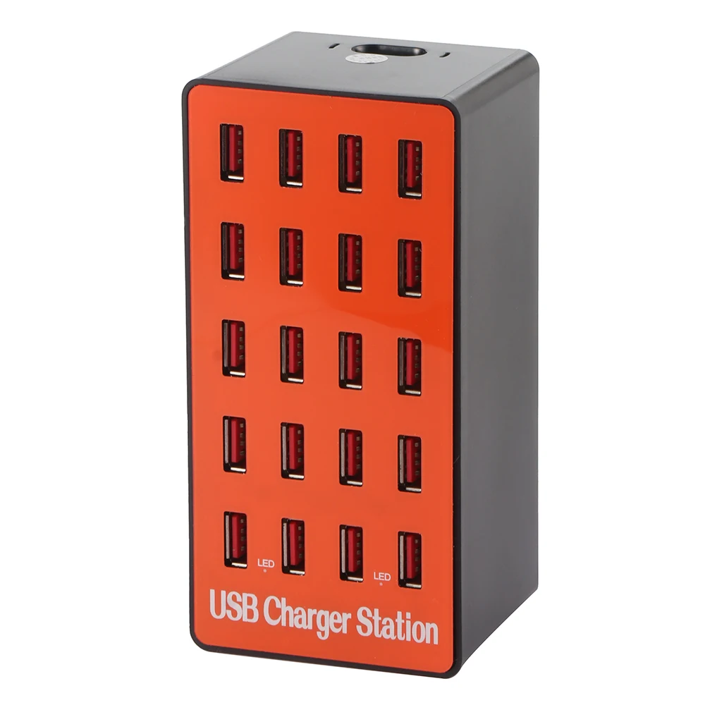 Powstro 20 портов USB зарядное устройство Quicky Charge 3,0 USB Центральная станция Универсальный адаптер питания для IPhone7 8 Plus X samsung huawei