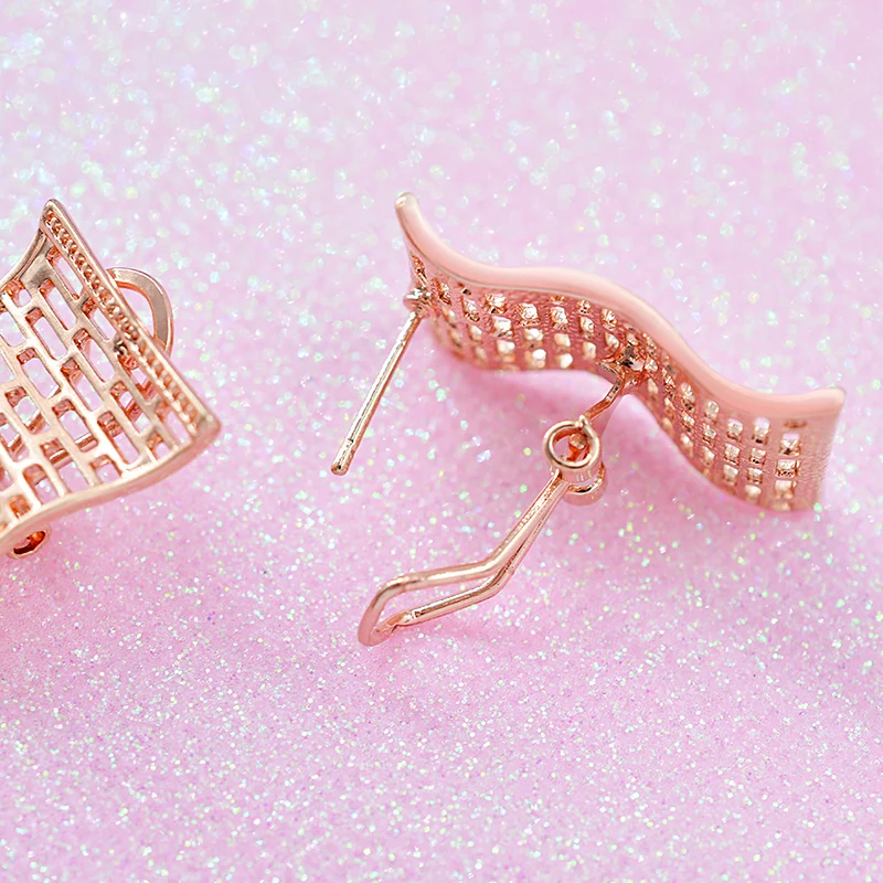 Комплект ювелирных изделий Sunny Jewelry для женщин квадратные украшения серьги