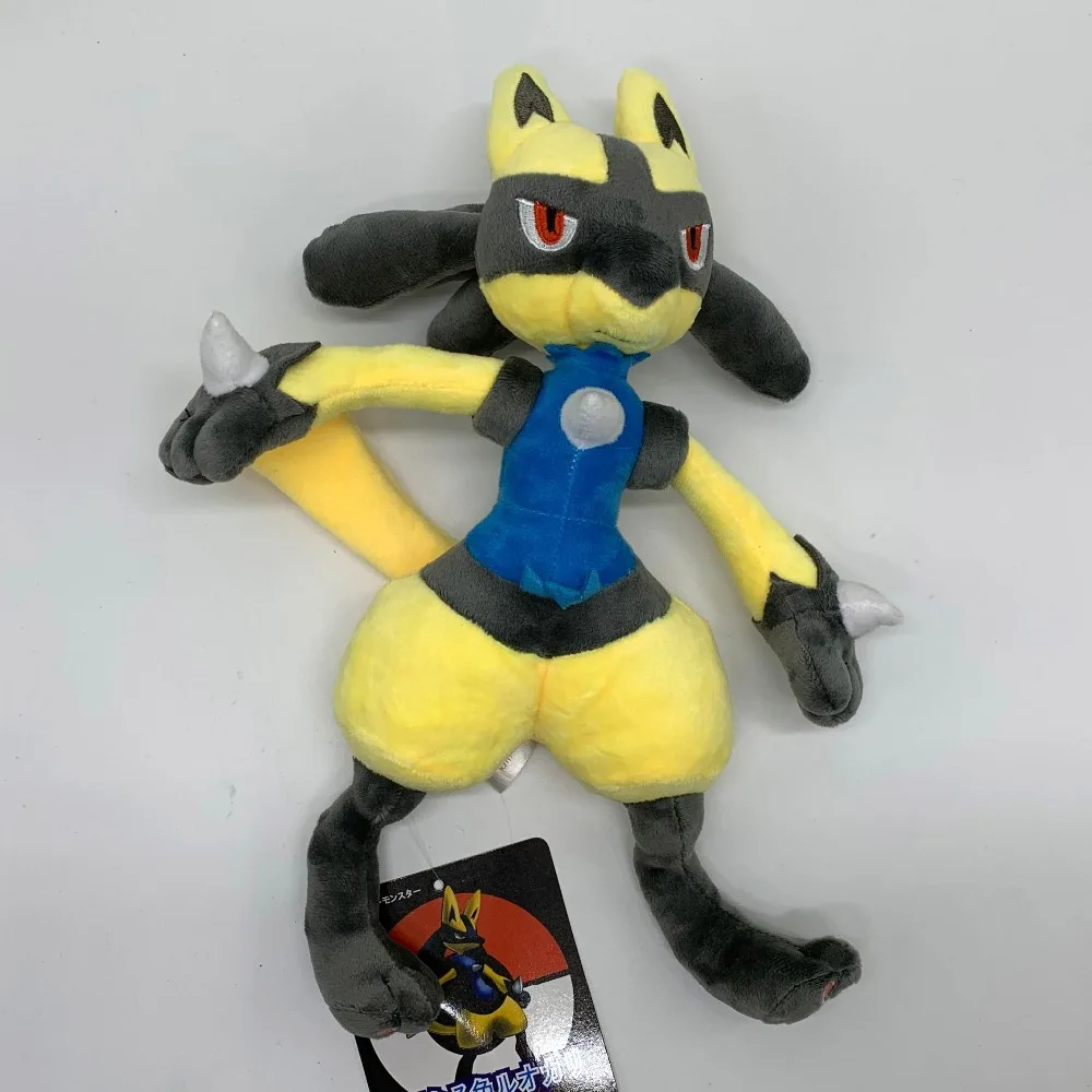 Блестящая плюшевая кукла Lucario мягкая игрушка плюшевое животное 12 дюймов | Игрушки