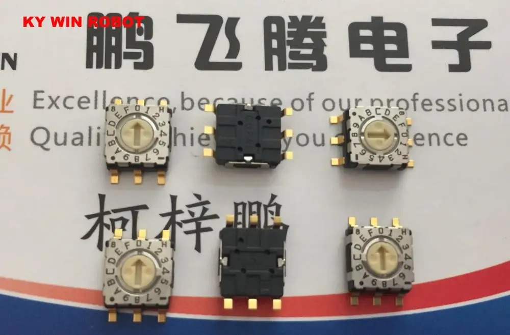 1 шт. Japan COPAL S-7050ETB 0-F/16 Bit поворотный циферблат переключатель кода инвертный код