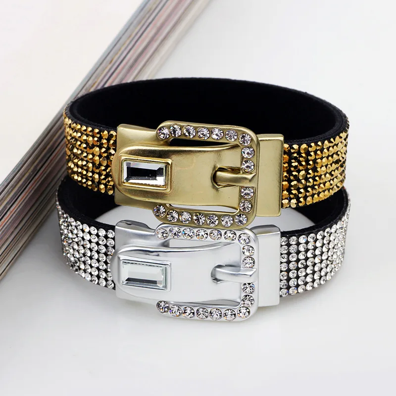 Original Features Magnetic Buckle Alloy Accessories Bracelets Gold and Silver Classic Trend Fashion Creative Gorgeous Jewelry | Украшения и