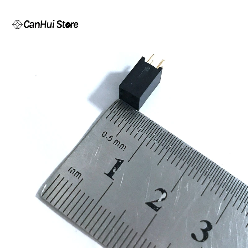 10 шт. 2X2 контактный 4P 2 54 мм 2*2P Двухрядный женский прямой разъем полоса 2*2 Женский
