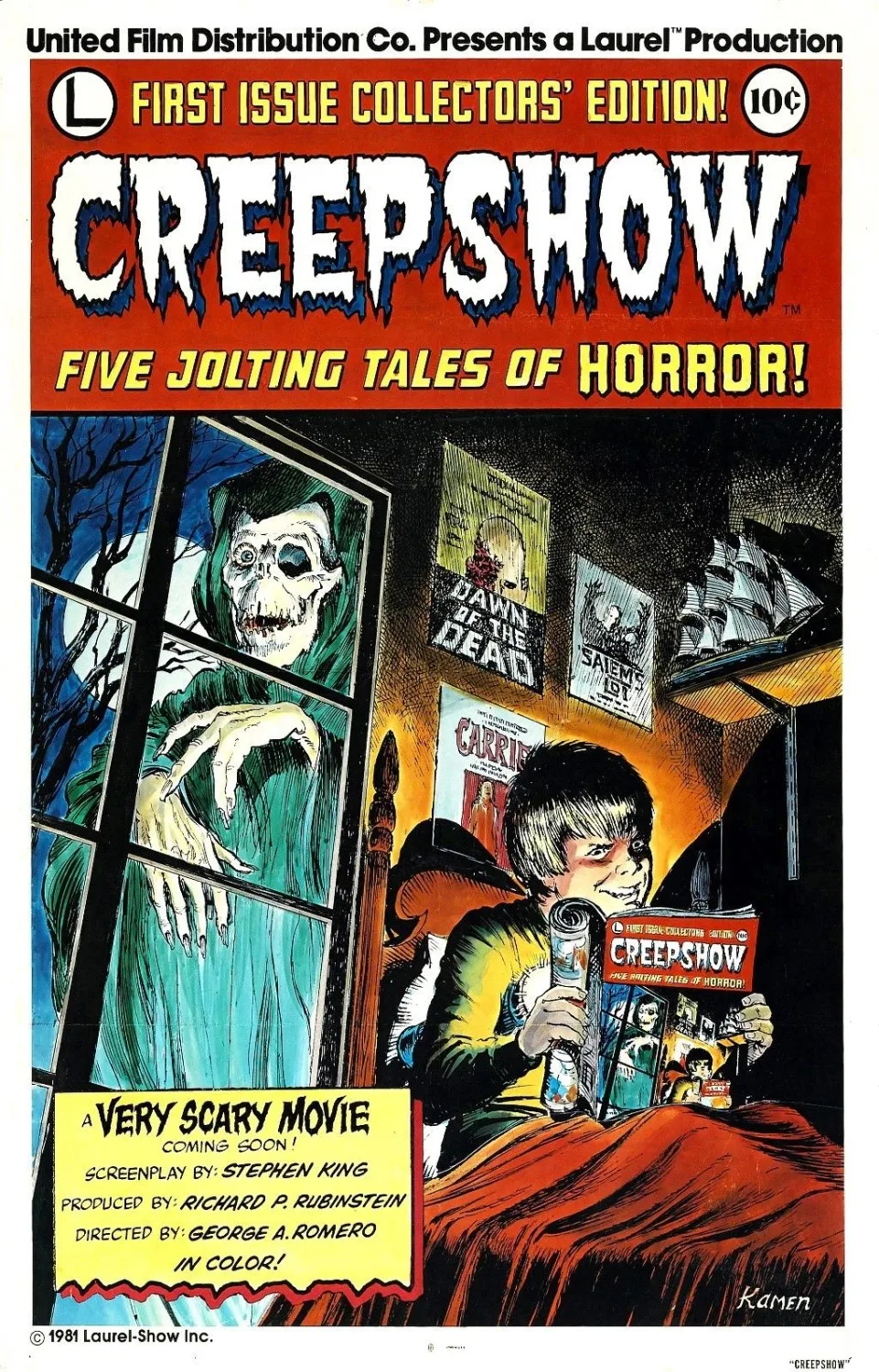 CREEPSHOW постер фильма (1982) ужас Шелковый плакат декоративной живописи
