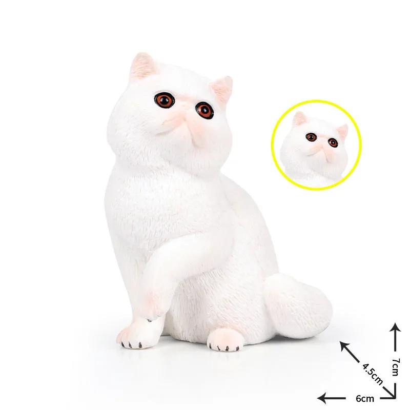 Яндекс 3D LPs Land животные 7 см ПВХ Кошка модель мини персидская кошка Коллекция