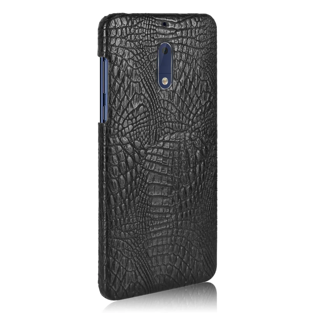 Чехол для Nokia 5 чехол TA-1008 TA-1030 телефона роскошный защитный из крокодиловой кожи |