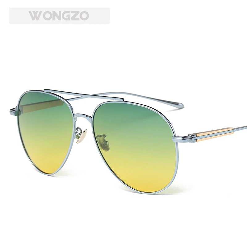 Очки WongZo 2019 новые модные поляризованные ретро солнцезащитные очки с сплавной оправой для мужчин и женщин с защитой от УФ-лучей до 400 нм.